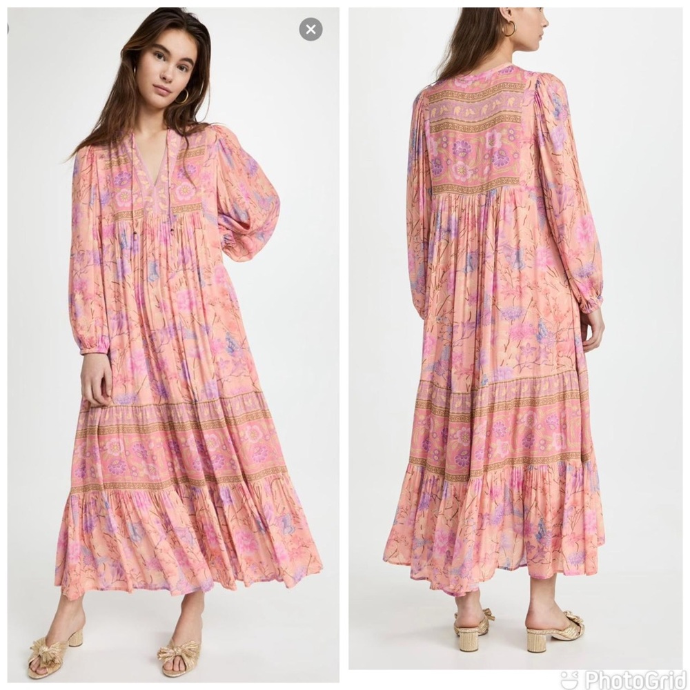 SPELL Butterfly Boho Maxi Dress NWT (Size Small)